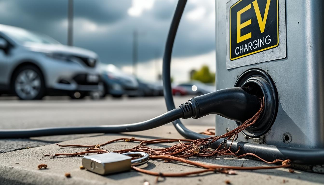 découvrez comment la hausse du prix du cuivre entraîne une augmentation des vols de bornes de recharge pour voitures électriques, impactant la sécurité et la disponibilité des infrastructures.