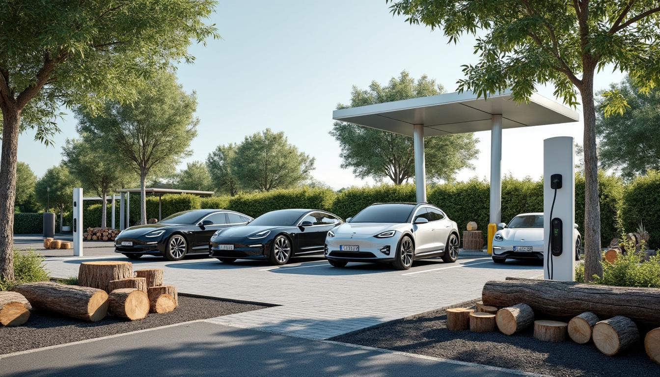 à amplepuis dans le rhône, l'installation d'une nouvelle station de recharge rapide pour voitures électriques provoque la controverse suite à l’abattage d’arbres, soulevant un débat entre progrès écologique et préservation de l'environnement.